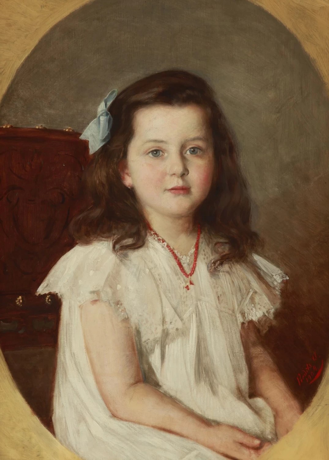Una ragazza della famiglia Burger. Galleria Matica Srpska, 1904